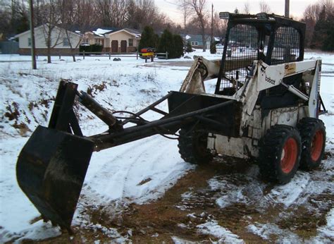 homemade backhoe for skid steer|skid steer backhoe attachment used.